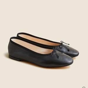 J.Crew Leather Ballet Flats